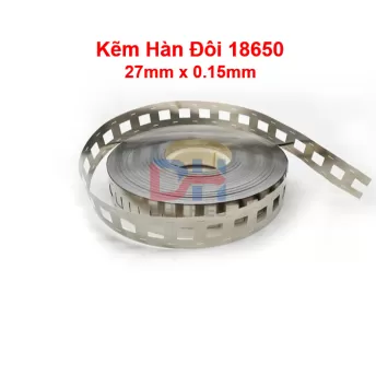 Kẽm hàn cell pin / Kẽm đôi 18650 / Kẽm đôi 21700 (có mạ Niken)